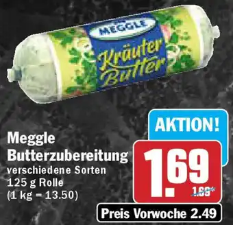 Hit Meggle Butterzubereitung 125 g Rolle Angebot