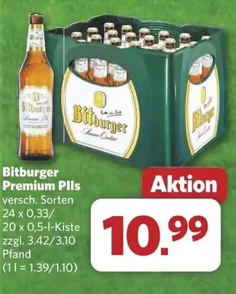 Combi Bitburger Premium Plls 20 x 0,5-l-Kiste Angebot