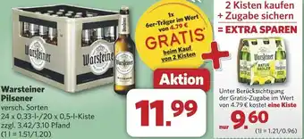 Combi Warsteiner Pilsener 24 x 0,33 l/20 x 0,5 l Kiste Angebot