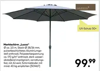BayWa Bau & Garten HAVESON Marktschirm,,Lucca" Angebot