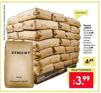 BayWa Zement „CEM II" 25 kg Angebot