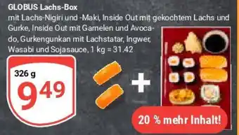 Globus GLOBUS Lachs-Box 326 g Angebot