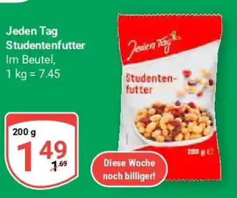 Globus Jeden Tag Studentenfutter 200 g Angebot