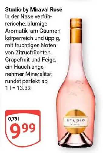 Globus Studio by Miraval Rosé 0,75 l Angebot