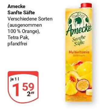 Globus Amecke Sanfte Säfte 1 l Angebot