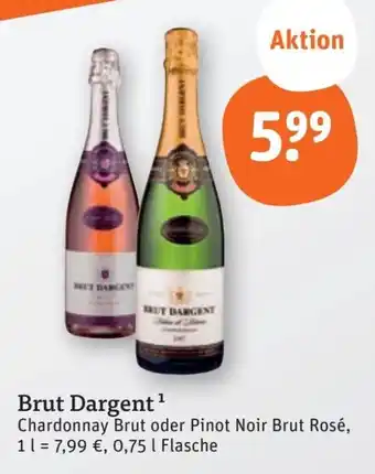 tegut Brut Dargent 0,75 l Flasche Angebot