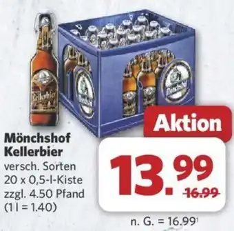 Combi Mönchshof Kellerbier 20x0,5 L Kiste Angebot