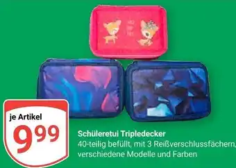 Globus Schüleretui Tripledecker Angebot