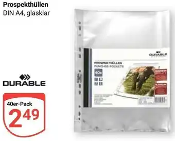 Globus DURABLE Prospekthüllen 40er-Pack Angebot