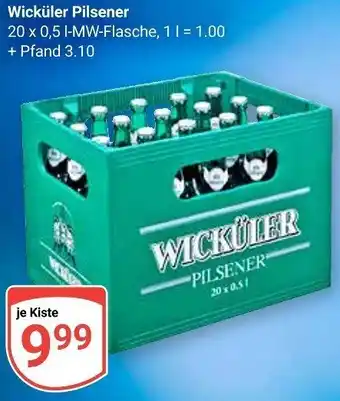 Globus Wicküler Pilsener 20x0,5 L Angebot