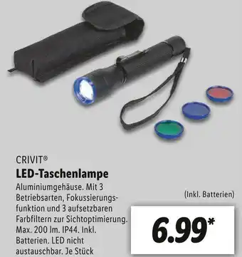 Lidl Crivit led-taschenlampe Angebot