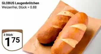 Globus GLOBUS Laugenbrötchen 2 Stück Angebot