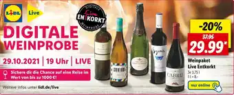 Lidl Weinpaket live entkorkt Angebot