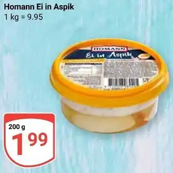 Globus Homann Ei in Aspik 200 g Angebot