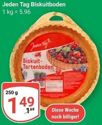 Globus Jeden Tag Biskuitboden 250 g Angebot