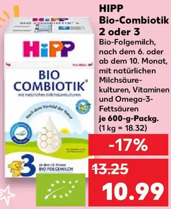 Kaufland HIPP Bio-Combiotik 2 oder 3, 600 g Packg. Angebot