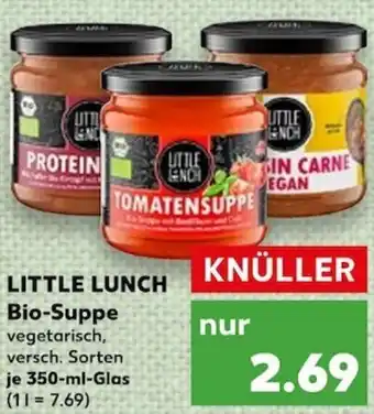 Kaufland LITTLE LUNCH Bio-Suppe 350 ml Glas Angebot