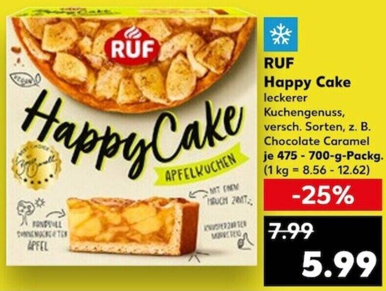 RUF Happy Cake 475700 g Packg. Angebot bei Kaufland