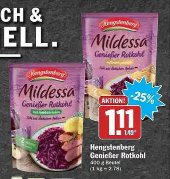 AEZ Hengstenberg Genießer Rotkohl Angebot