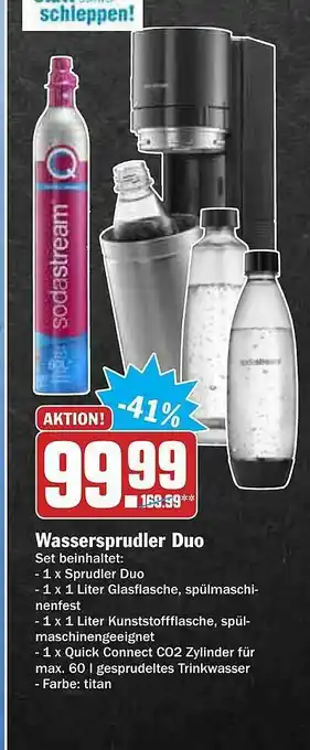 AEZ Wassersprudler Duo Sodastream Angebot