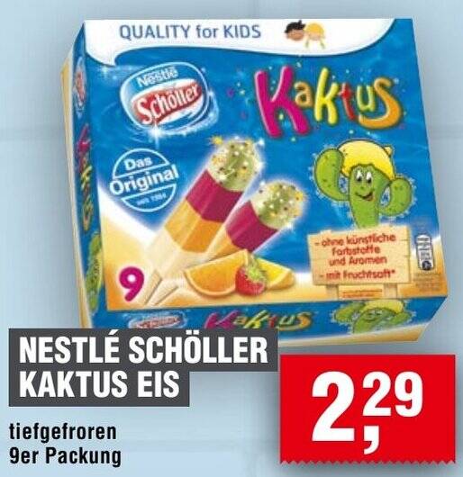NESTL SCHLLER KAKTUS EIS 9er Packung Angebot bei Handelshof