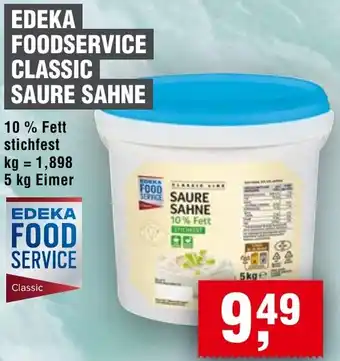 Handelshof EDEKA FOODSERVICE CLASSIC SAURE SAHNE 5 kg Eimer Angebot