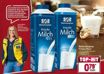 METRO Weihenstephan Frische Milch Angebot