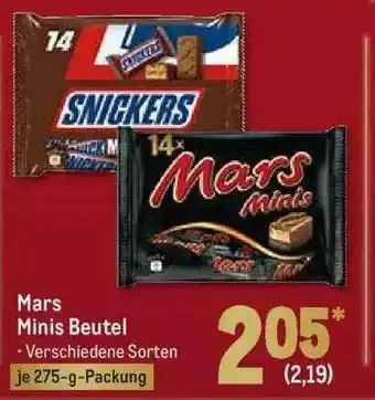 METRO Mars Minis Beutel Angebot