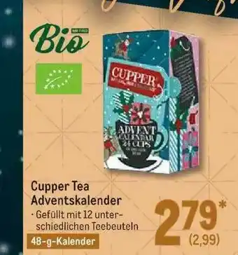 METRO Cuppr Tea Adventskalender Angebot