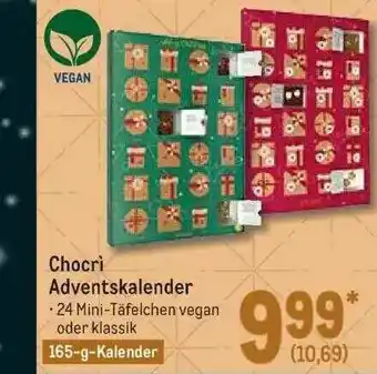 METRO Chocri Adventskalender  Angebot