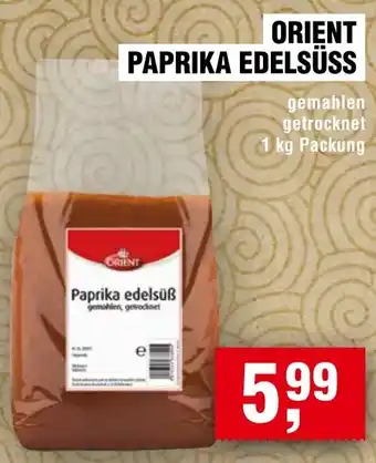 Handelshof ORIENT PAPRIKA EDELSÜSS 1 kg Packung Angebot