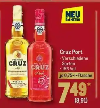 METRO Cruz Port Angebot