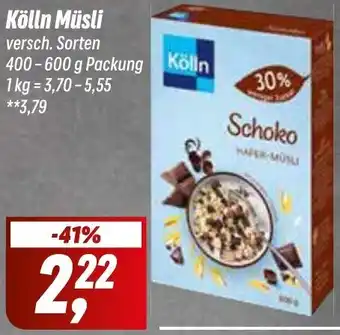 Simmel Kölln Müsli 400-600 g Packung Angebot