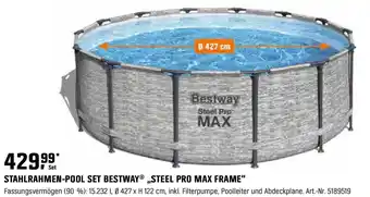 OBI STAHLRAHMEN-POOL SET BESTWAY,,STEEL PRO MAX FRAME" Angebot