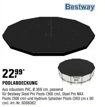 OBI Bestway POOLABDECKUNG Angebot