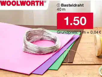 Woolworth Basteldraht 40 m Angebot