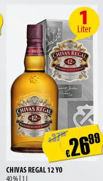 FreeOneShop CHIVAS REGAL 12 YO 40% 1Liter Angebot