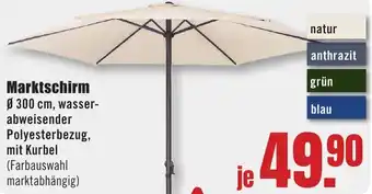 B1 Discount Baumarkt Marktschirm Angebot