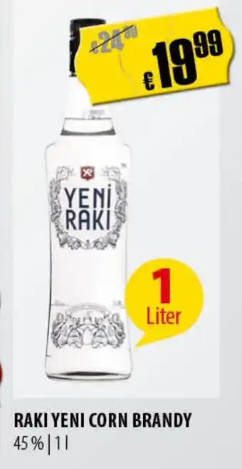 FreeOneShop RAKI YENI CORN BRANDY 45% 1 Liter Angebot