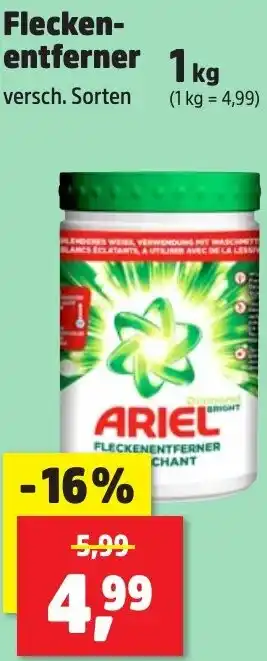 Thomas Philipps ARIEL Fleckenentferner 1kg Angebot