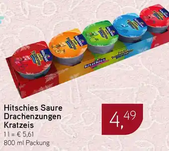 Dornseifer Hitschies Saure Drachenzungen Kratzeis 800 ml Packung Angebot