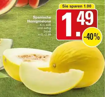 WEZ Spanische Honigmelone Angebot