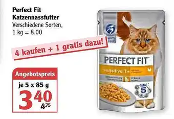 Globus Perfect Fit Katzennassfutter Angebot