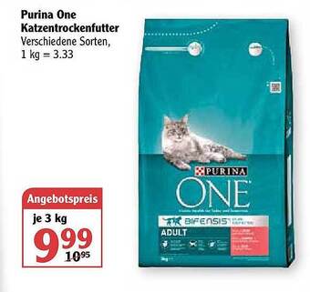 Globus Purina One Katzentrockenfutter Angebot