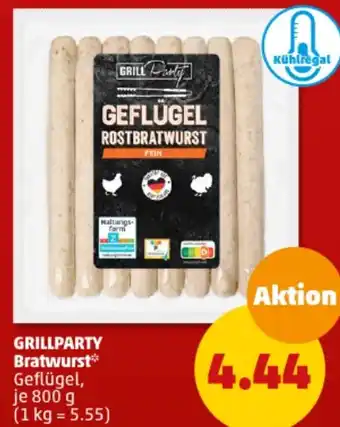 PENNY GRILLPARTY Bratwurst 800 g Angebot
