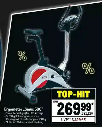 METRO Ergometer„sinus 500” Angebot