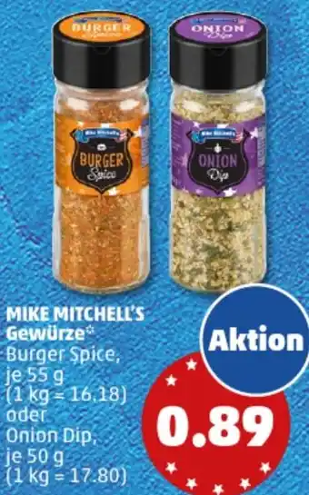 PENNY MIKE MITCHELL'S Gewürze 55/50 g Angebot