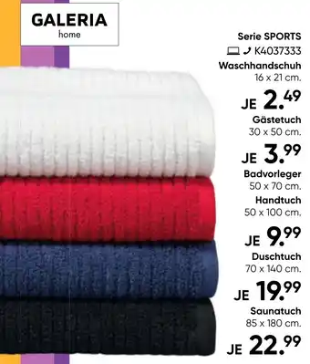 Galeria GALERIA home Waschhandschuh Angebot