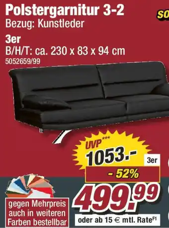 Poco Polstergarnitur 3er Angebot