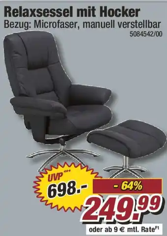 Poco Relaxsessel mit Hocker Angebot